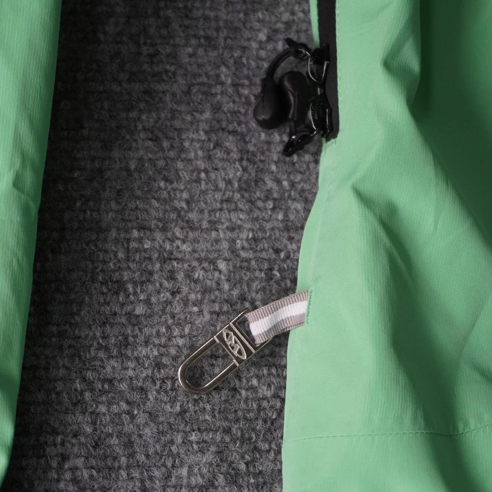 Marker Gore-Tex Hooded Ski Jacket Women's Size‎ 8 Waterproof Windproof Green